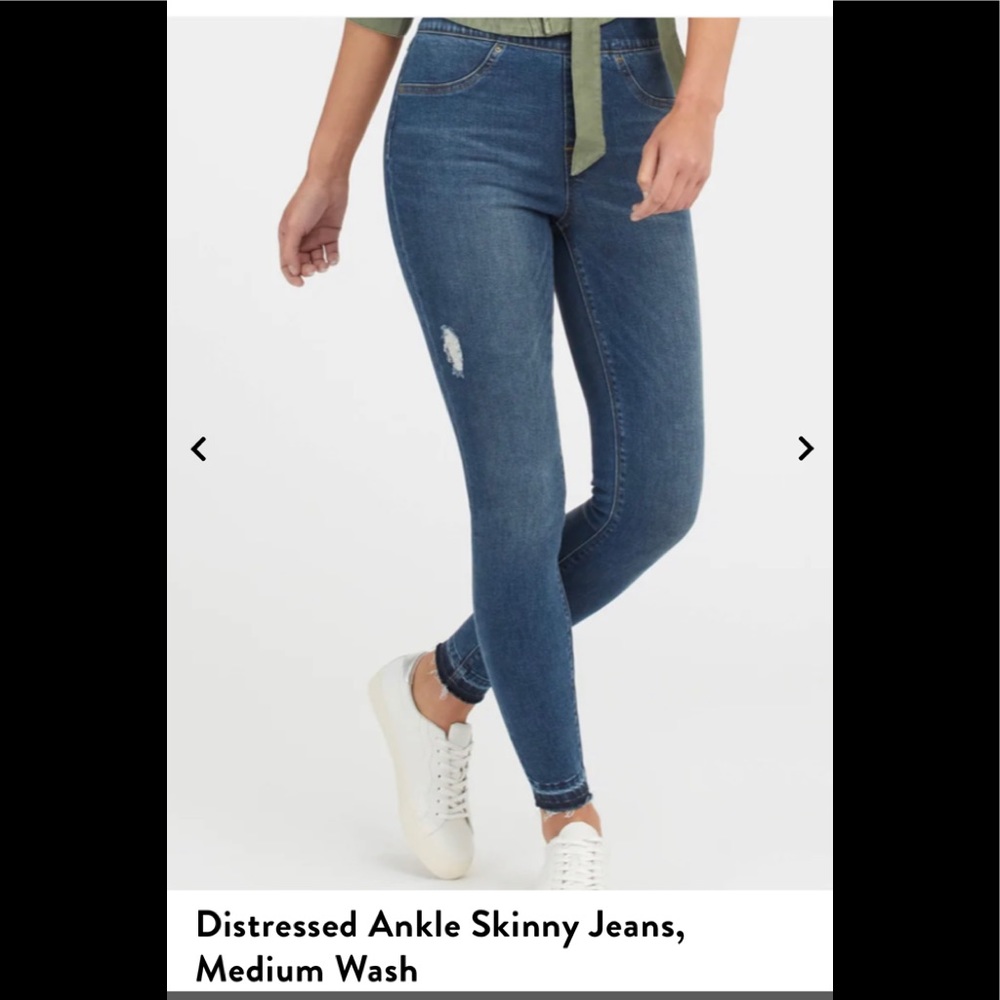 Never Worn Spanx Ankle Jeans